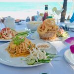 marina restaurant in the Florida Keys, enjoying food by the sea.